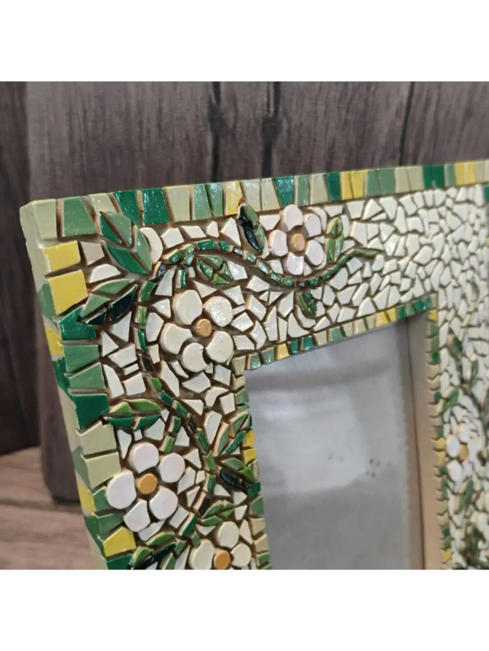 Mosaic Photo Frame, Butterfly & Floral Design - 7